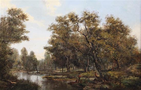 Frederick Henry Henshaw (1807-1891) Near Tewkesbury 15.5 x 24in.